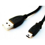 USB - Mini USB Kábel GEMBIRD CCP-USB2-AM5P-6 Fekete 1,8 m