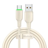 USB-ről USB-C kábel Mcdodo CA-4750 LED világítás 1.2m (bézs)