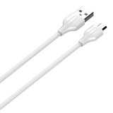 USB to Micro USB cable LDNIO LS541, 2.1A, 1m (white)