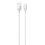 USB to USB-C cable LDNIO LS542, 2.1A, 2m (white)