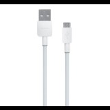 USB töltő- és adatkábel, microUSB, 100 cm, Huawei, fehér, gyári (RS87217) - Adatkábel