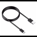 USB töltő- és adatkábel, USB Type-C, 100 cm, Samsung, fekete, gyári (RS86504) - Adatkábel
