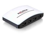 USB3 HUB  4 Port Delock +tápegység 61762