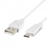 USBC 1 USB-C töltőkábel, 1m, fehér