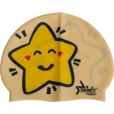Úszósapka gyerek, csillagos sárga - SWIMFIT