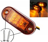 Utánfutó Lakókocsi Teherautó Traktor helyzetjelző LED lámpa Narancs Sárga MM90118E