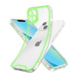 Utángyártott Apple iPhone 14 Pro foszforeszkáló / sötétben világító szilikon tok, zöld