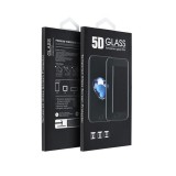 Utángyártott Apple iPhone 15 Pro Max, 5D Full Glue hajlított tempered glass kijelzővédő üvegfólia, fekete