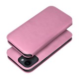 Utángyártott Dual Pocket Xiaomi 13 Pro, flip tok, rózsaszín