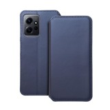 Utángyártott Dual Pocket Xiaomi Redmi Note 12 5G, flip tok, kék