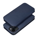 Utángyártott Dual Pocket Xiaomi Redmi Note 12 5G, flip tok, kék
