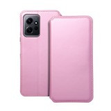 Utángyártott Dual Pocket Xiaomi Redmi Note 12 5G, flip tok, rózsaszín