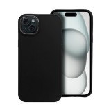 Utángyártott Frame iPhone 15 Plus közepesen ütésálló tok kameravédő kerettel, fekete