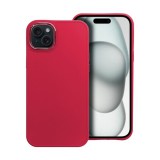 Utángyártott Frame iPhone 15 Plus közepesen ütésálló tok kameravédő kerettel, magenta