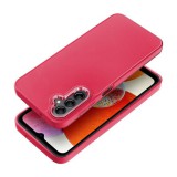 Utángyártott Frame Samsung Galaxy A14 4G/A14 5G  közepesen ütésálló tok kameravédő kerettel, magenta