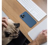 Utángyártott Magsafe szilikon tok Apple iPhone 11 Pro Max, kék