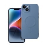 Utángyártott Magsafe szilikon tok Apple iPhone 14 Plus, kék