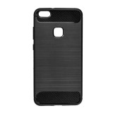 Utángyártott Motorola Moto Z2 Play, TPU szilikon tok, közepesen ütésálló, szálcsiszolt, karbon minta, Fekete