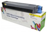 Utángyártott OKI C810 Toner Yellow 8.000 oldal kapacitás CartridgeWeb