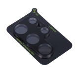 Utángyártott Samsung Galaxy S24 Ultra 5D Full Glue Kameravédő fólia, fekete