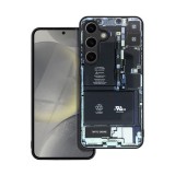 Utángyártott Tech Samsung A35 szilikon hátlap tok, fekete