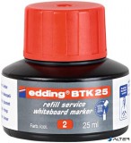 Utántöltő tábla- és flipchart markerhez, EDDING 'BTK 25', piros