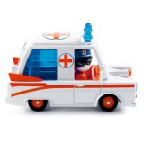 Utat a mentőnek! - fehér mentő játékautó (CRAZY MOTORS, Hurry Ambulance)