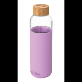 Üveg kulacs szilikon borítással FLOW 660 ml - Lilac - Quokka