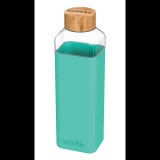 Üveg kulacs szilikon borítással STORM 700 ml - Teal - Quokka