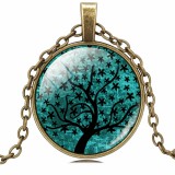 Üveges életfa nyaklánc