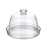 Üvegtál búrával, 22 cm, Borgonovo Palladio - A házhoz szállítása ingyenes!