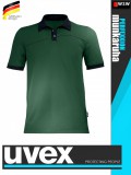 Uvex PERFEXXION GREEN prémium technikai galléros póló - munkaruha