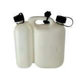 Üzemanyagkanna Oregon kombi 5+3 liter fehér, kiöntőcsővel