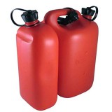 Üzemanyagkanna Oregon kombi 5+3 liter piros
