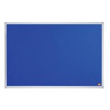 Üzenőtábla, alumínium keret, 90x60 cm, NOBO Essentials, kék (VN5682)