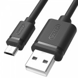 UNITEK Y-C434GBK USB kábel 1,5 M USB 2.0 USB A Micro-USB B Fekete