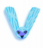 V - Állatos betűk fából - Djeco