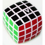 V-Cube 4x4 versenykocka, lekerekített, fehér, matrica nélküli