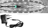 V-Tac 2x5m hosszú 24Wattos, kapcsoló nélküli, 12V adapteres hidegfehér kültéri LED szalag (600db 2835 SMD LED)
