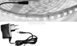 V-Tac 5m hosszú 31Wattos, kapcsoló nélküli, 12V adapteres hidegfehér kültéri LED szalag (600db 2835 SMD LED)