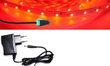 V-Tac 8m hosszú 13Wattos, kapcsoló nélküli, adapteres piros LED szalag (480db 2835 SMD LED)