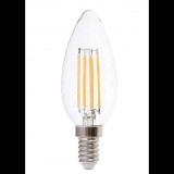 V-TAC LED fényforrás E14 gyertya forma 6 W = 600 lm melegfehér (217423) (V217423)