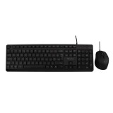V7 CKU350 USB Keyboard and Mouse Combo Black UK CKU350UK