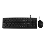 V7 CKU350 USB Keyboard and Mouse Combo Black US CKU350US