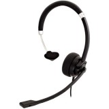 V7 Deluxe HU411 mono headset fekete (HU411) - Fejhallgató
