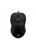 V7 Professional vezetékes optikai egér, USB, 1600dpi, fekete (MU300)