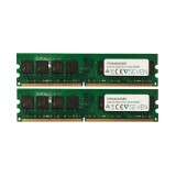 V7 V7K64004GBD 2X2GB kit DDR2 800MHZ CL6 memória