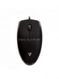 V7 vezetékes optikai egér, USB, 1000dpi, fekete (MV3000010-BLK-5E)