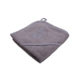 Vaganza Fürdőlepedő hímzett 80×80 - Szürke/Szürke/Kacsa