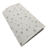 Vaganza Pamut strech lepedő 40x90cm - Szürke Csillagok